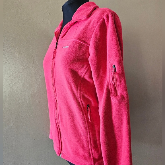 Columbia Full Zip Coral Fleece Jacket Women's Size Small - Picture 3 of 12